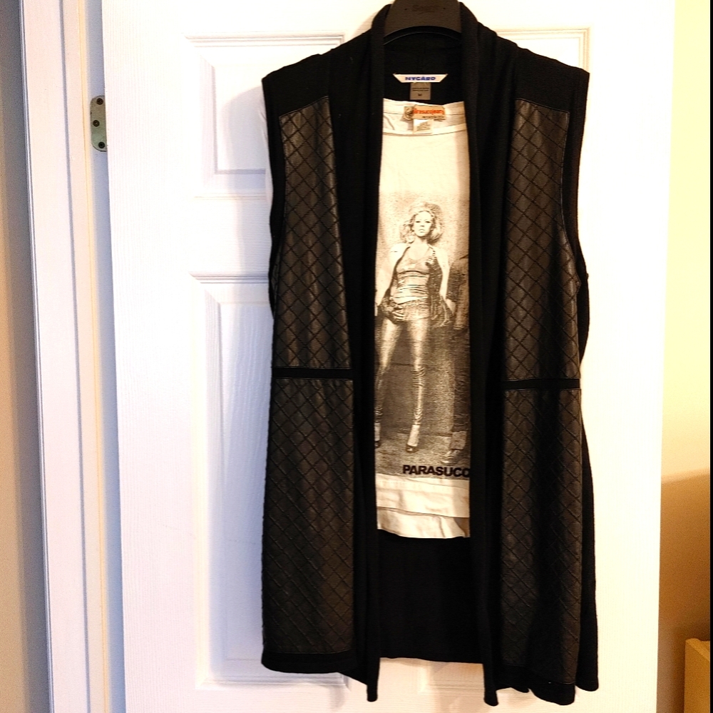 Nygard pleather vest